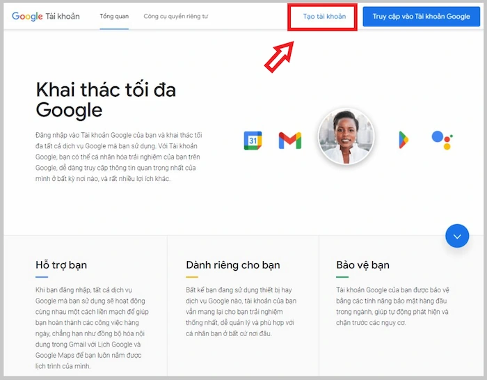 Tạo Tài Khoản đăng Nhập Google Docs