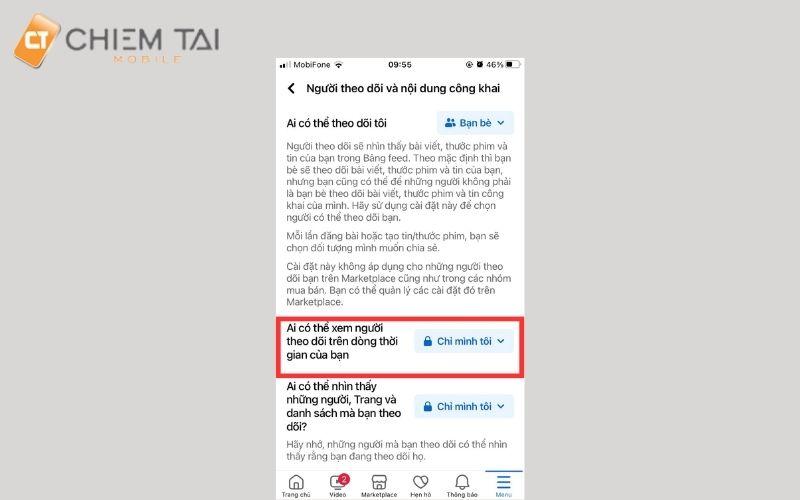 Cài đặt cách ẩn người theo dõi trên Facebook