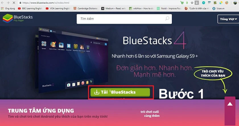 Cách tải Google Play trên máy tính win 10, win 7 bằng BlueStacks