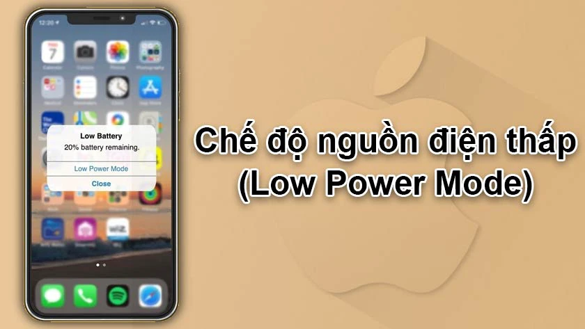 chế độ nguồn điện thấp của iphone là gì