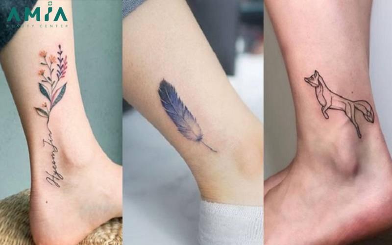 Các mẫu hình xăm chân nữ đẹp đa dạng, phong phú